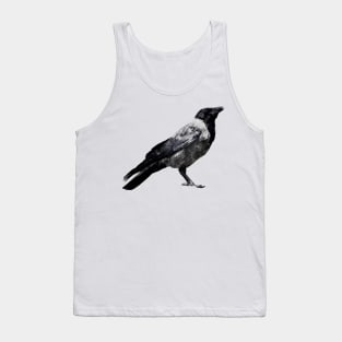 Dramabite Watercolor crow raven Tank Top